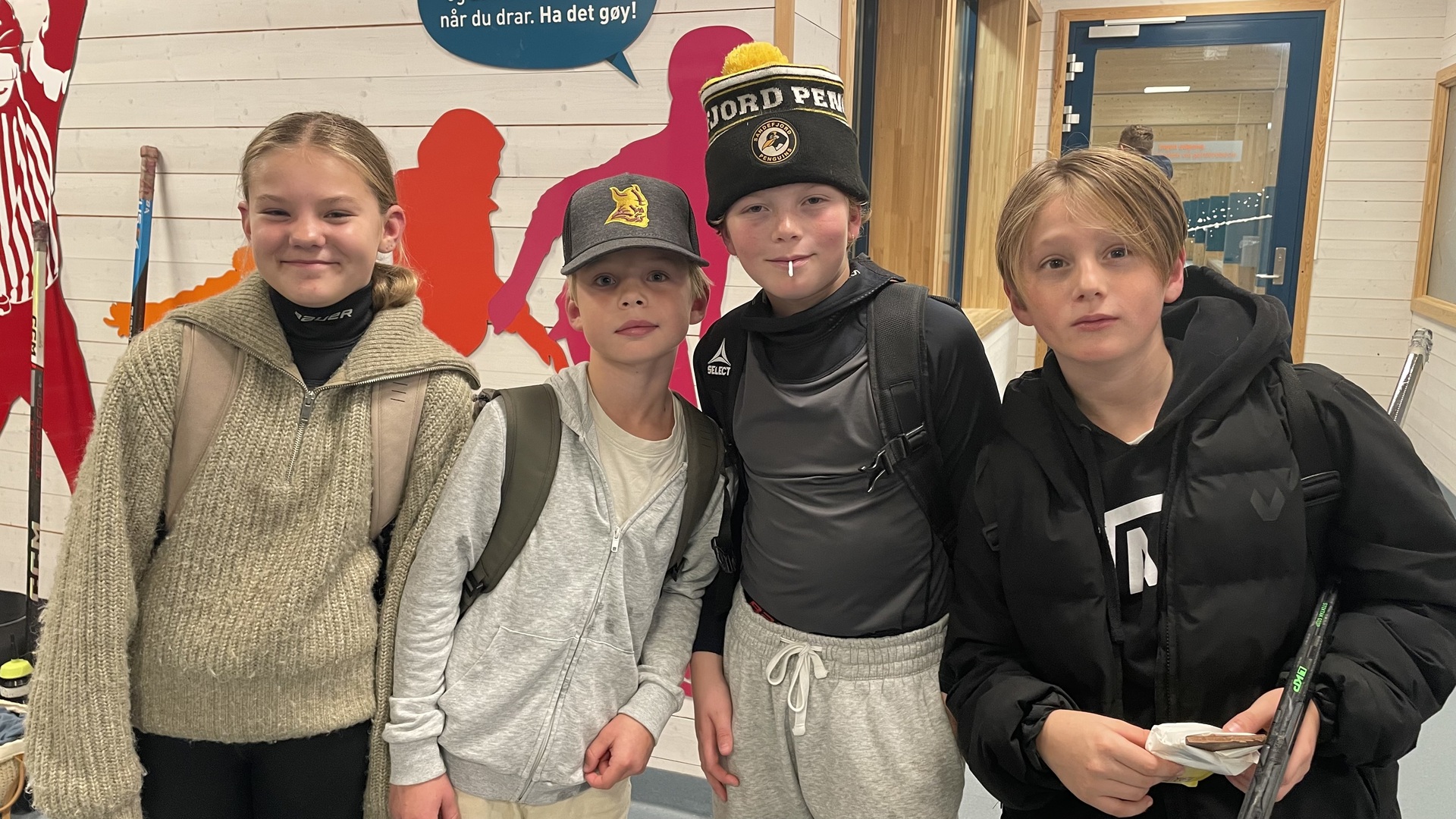 Linnea, Henrik, Ebbe og Lucas